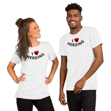 Load image into Gallery viewer, I Heart w/ Paw Herding T-Shirts - Light