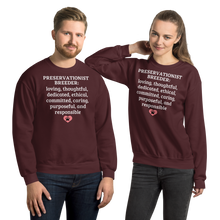 Load image into Gallery viewer, Preservationist Breeder Conformation Sweatshirts - Dark