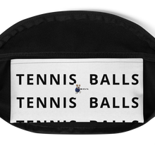Load image into Gallery viewer, Allover Multi-Colored Tennis Balls & Paw Dog Fanny Pack