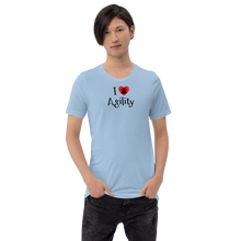Load image into Gallery viewer, I Heart w/ Paw Agility T-Shirts - Light