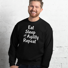 Load image into Gallery viewer, Eat Sleep Agility Repeat Sweatshirts - Dark