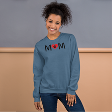 Load image into Gallery viewer, Mom with Dog Paw in Heart Sweatshirts - Light