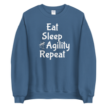 Load image into Gallery viewer, Eat Sleep Agility Repeat Sweatshirts - Dark