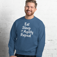 Load image into Gallery viewer, Eat Sleep Agility Repeat Sweatshirts - Dark