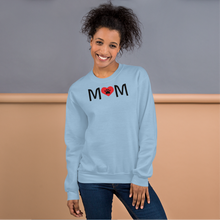 Load image into Gallery viewer, Mom with Dog Paw in Heart Sweatshirts - Light