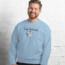 Load image into Gallery viewer, Easily Distracted by Russell Terriers Sweatshirts - Light