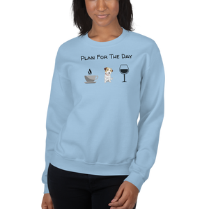 Russell Terrier Plan for the Day Sweatshirts - Light
