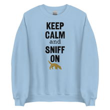Load image into Gallery viewer, Keep Calm & Sniff On Nose and Scent Work Sweatshirts - Light