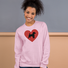Load image into Gallery viewer, Russell Terrier in Heart Sweatshirts - Light