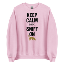 Load image into Gallery viewer, Keep Calm & Sniff On Nose and Scent Work Sweatshirts - Light