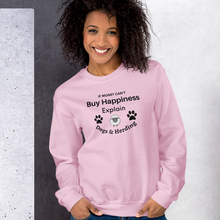 Load image into Gallery viewer, Buy Happiness w/ Dogs &amp; Sheep Herding Sweatshirts - Light
