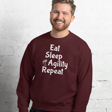 Load image into Gallery viewer, Eat Sleep Agility Repeat Sweatshirts - Dark