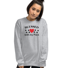 Load image into Gallery viewer, Blessed with My Pack Sweatshirts - Light