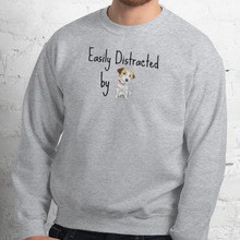 Load image into Gallery viewer, Easily Distracted by Russell Terriers Sweatshirts - Light
