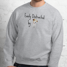 Load image into Gallery viewer, Easily Distracted by Russell Terriers Sweatshirts - Light