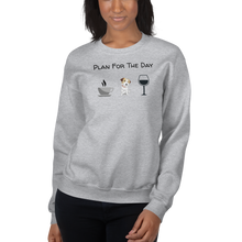 Load image into Gallery viewer, Russell Terrier Plan for the Day Sweatshirts - Light