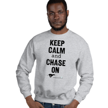 Load image into Gallery viewer, Keep Calm & Chase On Fast CAT Sweatshirts - Light