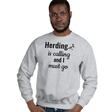 Load image into Gallery viewer, Duck Herding is Calling Sweatshirts - Light
