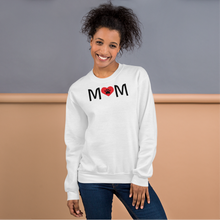 Load image into Gallery viewer, Mom with Dog Paw in Heart Sweatshirts - Light