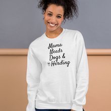 Load image into Gallery viewer, Mama Needs Dogs & Herding w/ Sheep Sweatshirts - Light