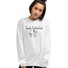 Load image into Gallery viewer, Easily Distracted by Russell Terriers Sweatshirts - Light