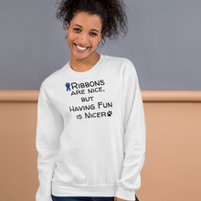 Load image into Gallery viewer, Ribbons are Nice Sweatshirts - Light