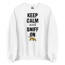 Load image into Gallery viewer, Keep Calm & Sniff On Nose and Scent Work Sweatshirts - Light