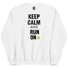 Load image into Gallery viewer, Keep Calm & Run On Flyball with Tennis Ball Sweatshirts - Light