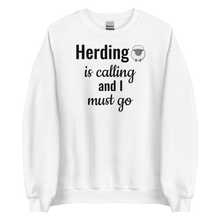 Load image into Gallery viewer, Sheep Herding is Calling Sweatshirts - Light