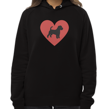 Load image into Gallery viewer, Russell Terrier in Heart Hoodie
