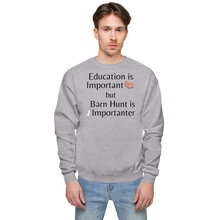 Load image into Gallery viewer, Barn Hunt is Importanter Sweatshirts - Light