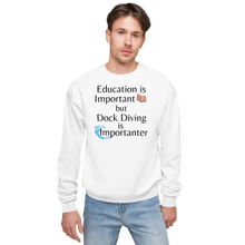 Load image into Gallery viewer, Dock Diving is Importanter Sweatshirts - Light
