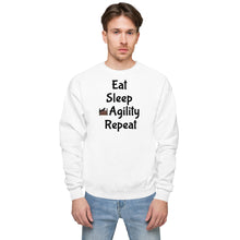 Load image into Gallery viewer, Eat Sleep Agility Repeat Sweatshirts - Light