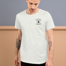 Load image into Gallery viewer, Dog Dad on Side T-Shirts - Light