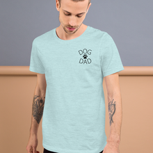Load image into Gallery viewer, Dog Dad on Side T-Shirts - Light