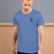 Load image into Gallery viewer, Dog Dad on Side T-Shirts - Light