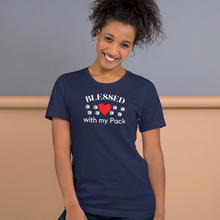 Load image into Gallery viewer, Blessed with my Pack T-Shirts - Dark