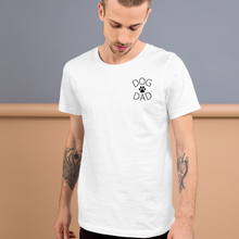Load image into Gallery viewer, Dog Dad on Side T-Shirts - Light