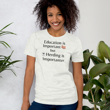 Load image into Gallery viewer, Sheep Herding is Importanter T-Shirts - Light
