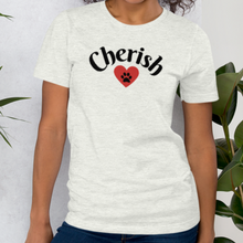 Load image into Gallery viewer, Cherish w/ Heart T-Shirts - Light
