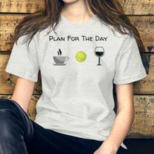Load image into Gallery viewer, Plan for the Day Flyball/ Tennis Ball T-Shirts - Light