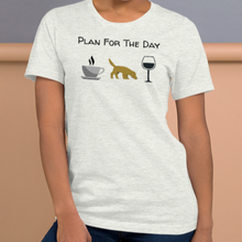 Load image into Gallery viewer, Plan for the Day Nose Work/ Scent Work T-Shirts - Light