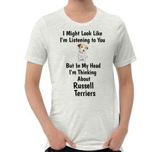 Load image into Gallery viewer, Thinking about Russell Terriers T-Shirts - Light

