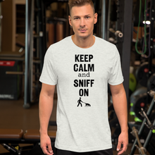 Load image into Gallery viewer, Keep Calm & Sniff On Tracking T-Shirts - Light
