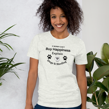 Load image into Gallery viewer, Buy Happiness w/ Dogs &amp; Sheep Herding T-Shirts - Light

