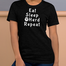 Load image into Gallery viewer, Eat Sleep Sheep Herd Repeat T-Shirts - Dark