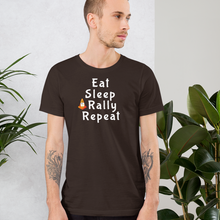 Load image into Gallery viewer, Eat Sleep Rally Repeat T-Shirts - Dark