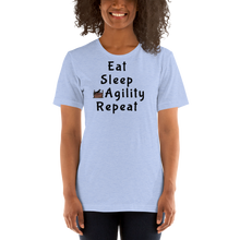Load image into Gallery viewer, Eat Sleep Agility Repeat with Jump T-Shirt - Light