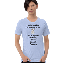 Load image into Gallery viewer, Thinking about Russell Terriers T-Shirts - Light