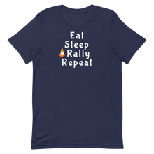 Load image into Gallery viewer, Eat Sleep Rally Repeat T-Shirts - Dark